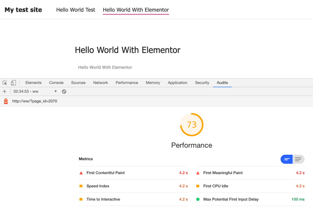 Elementor Wordpress Page Builder Speed Test - Smallest and Fastest ...