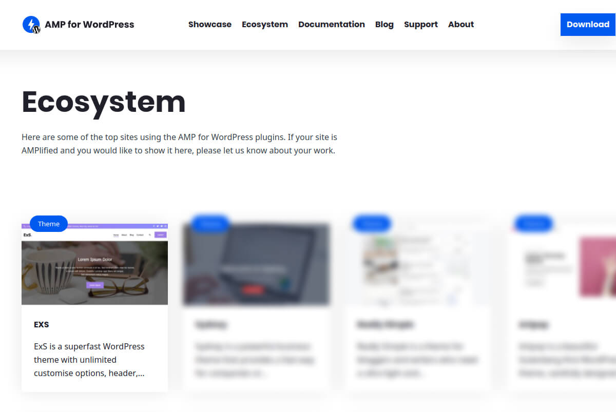 ExS is a Fastest AMP theme for WordPress - Smallest and Fastest ...