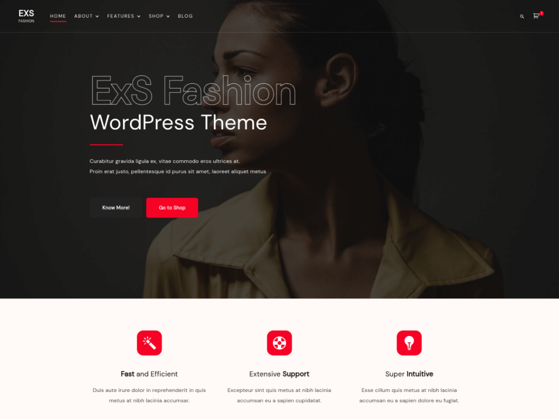 ExS Fashion fastest WordPress theme is here!