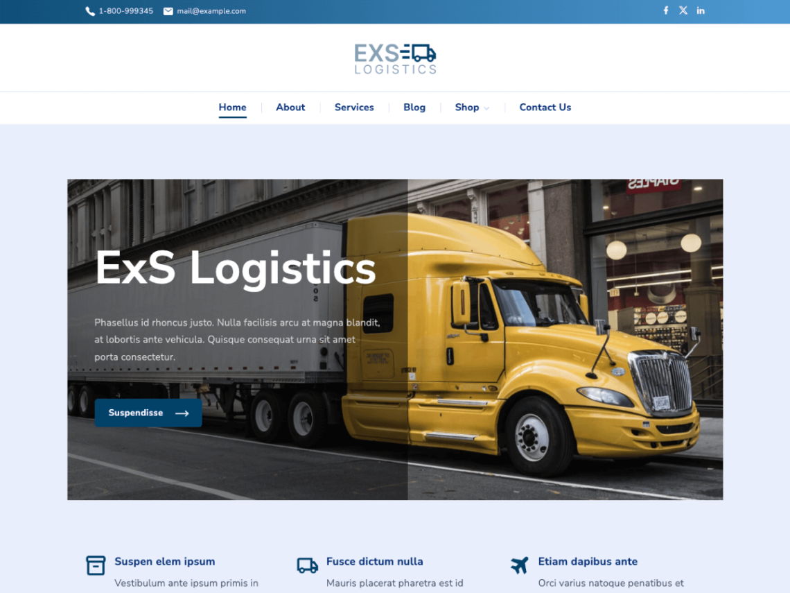 Fastest Logistics WordPress Theme now available for FREE